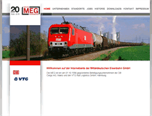 Tablet Screenshot of meg-bahn.de